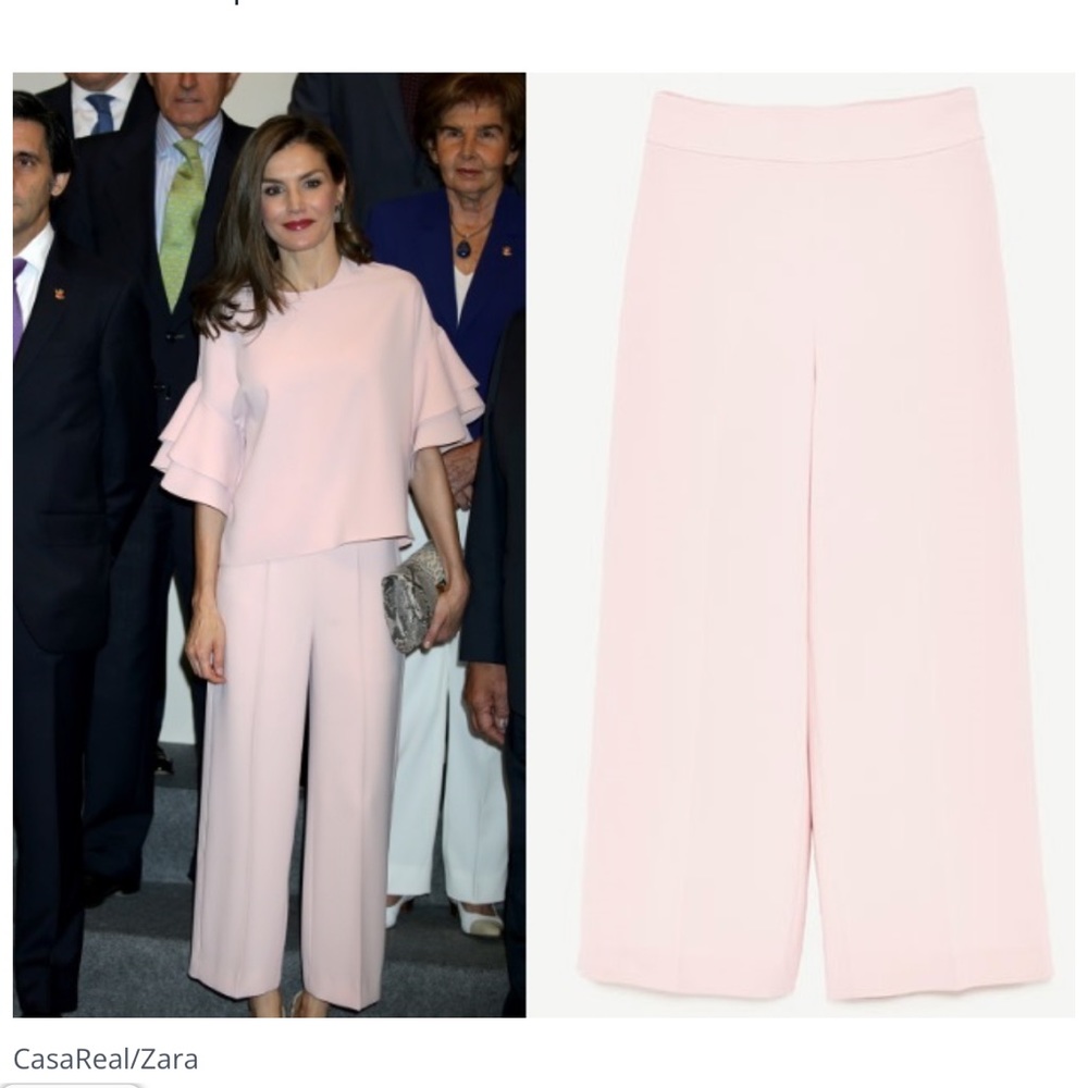 Zara blush pink Ruffle Frill arm . Great condition